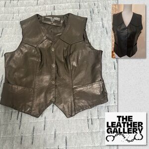 Vintage Leather Gallery Motorcycle Vest